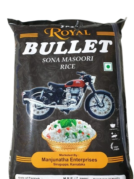 Royal Bullet Lachkari Kolam Jeera Rice Bag, 26kg