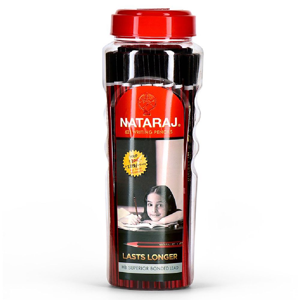 Nataraj 621 HB Pencil Jar (Set of 50)
