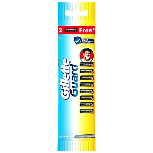 Gillette Guard Cartridges Pouch, 8pc (7 + 1pc Free)