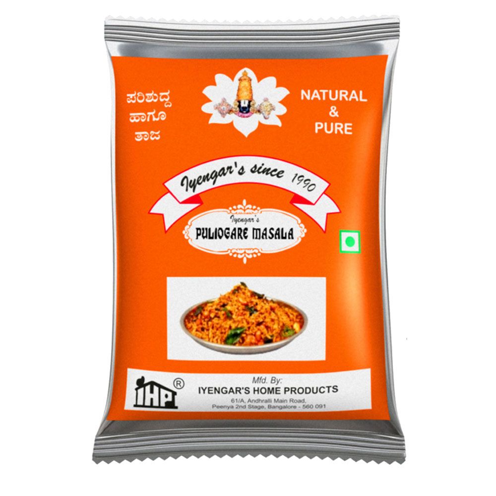 Iyengar's Puliogare Powder Pouch, 200g