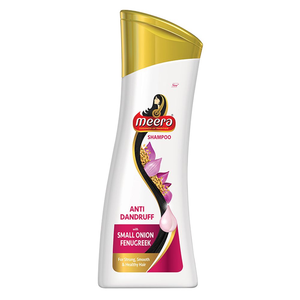Meera Shampoo Anti Dandruff - Small Onion & Fenugreek, 80ml