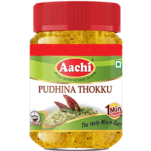 Aachi Pudhina Thokku PET Bottle, 180g