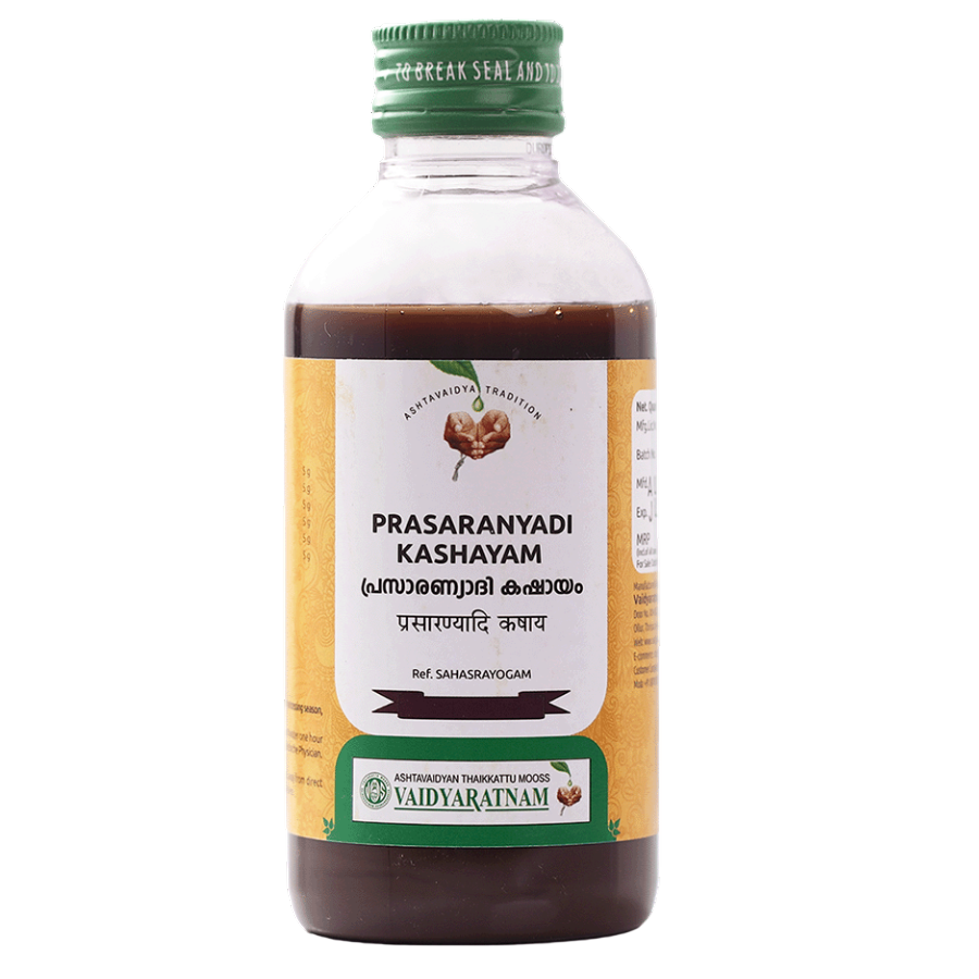 Vaidyaratnam Kashayam - Prasaranyadi, 200ml