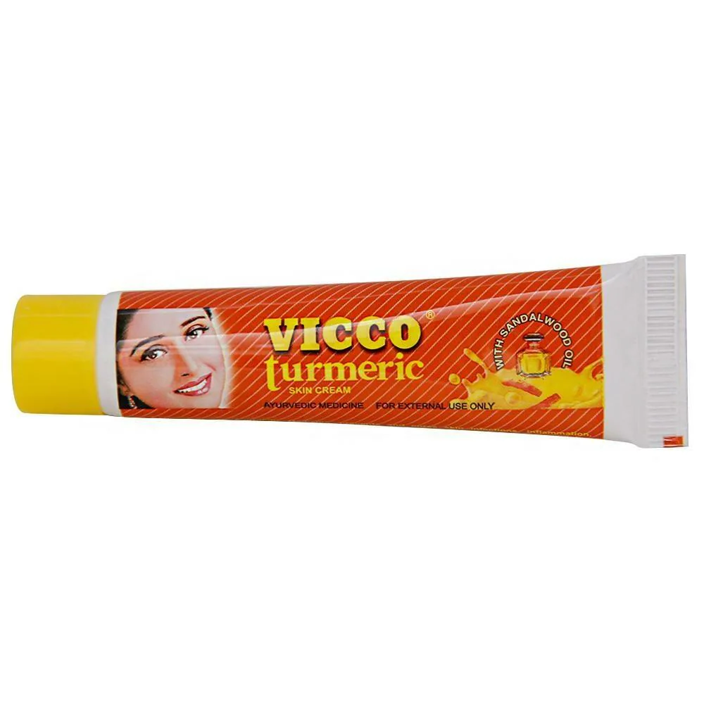 Vicco Turmeric Skin Cream with Sandalwood Oil, 70g