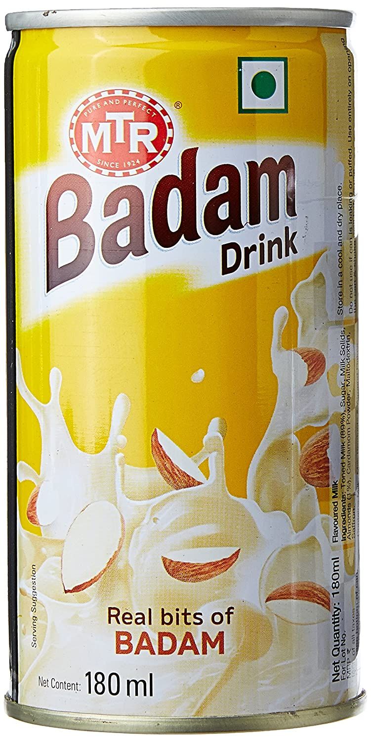 MTR Ready to Drink Badam Drink Tin, 180ml
