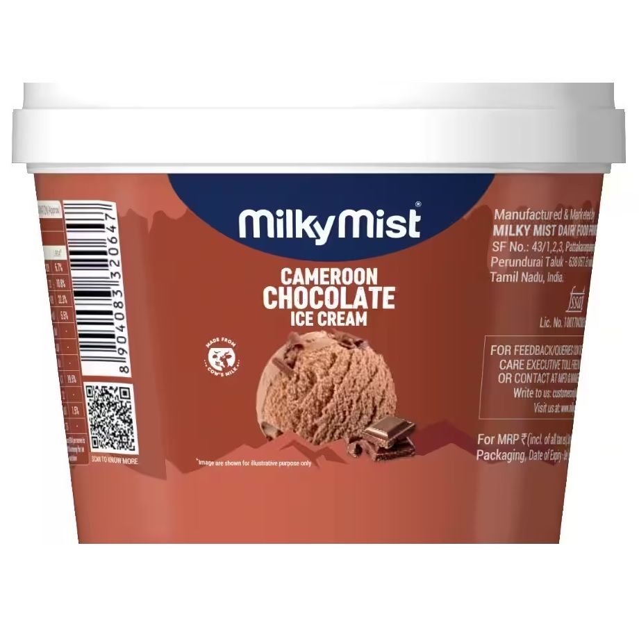 Milky Mist Cup Ice Cream - Cameroon Chocolate, 100ml