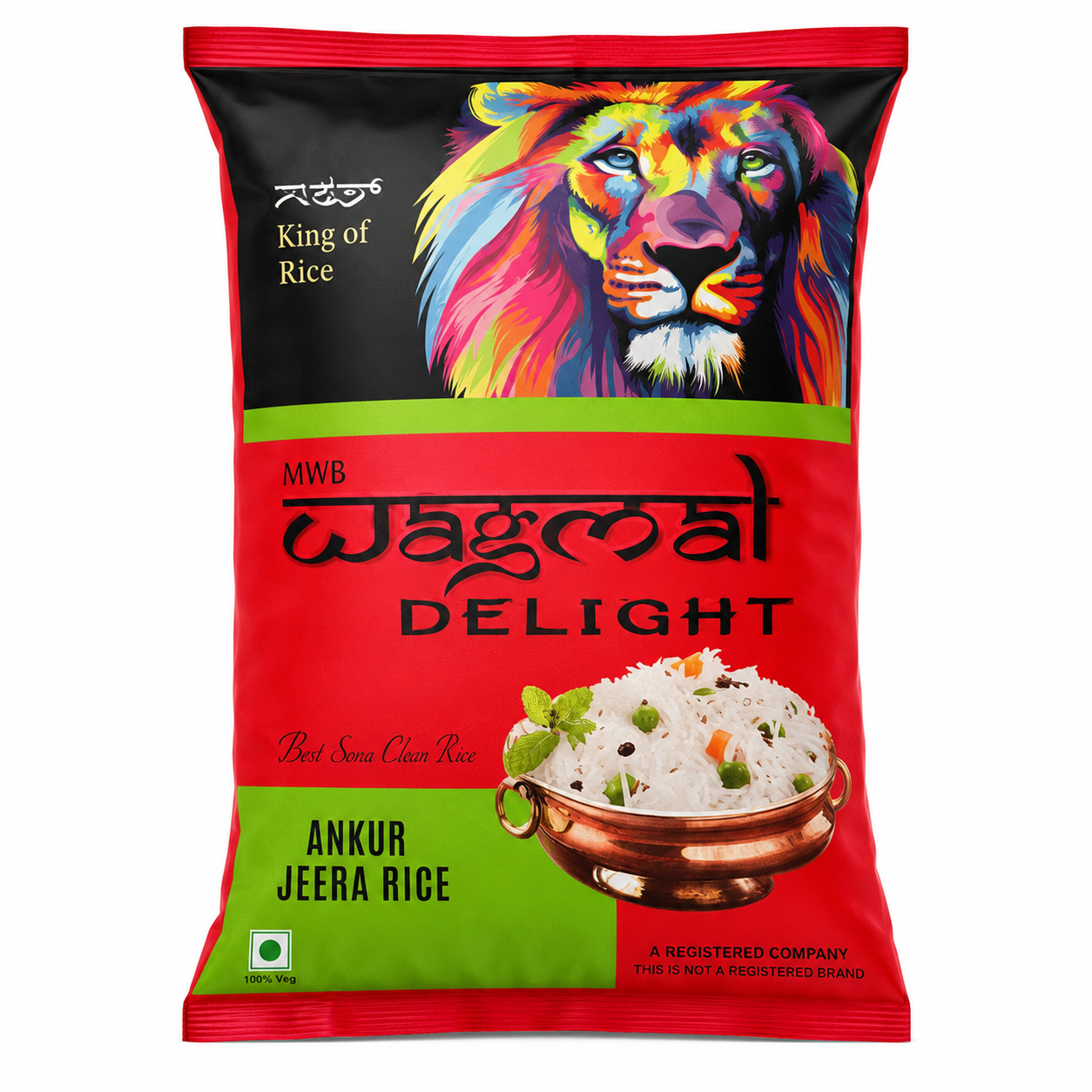 MWB Delight Jeera Rice Bag, 26kg (MD)