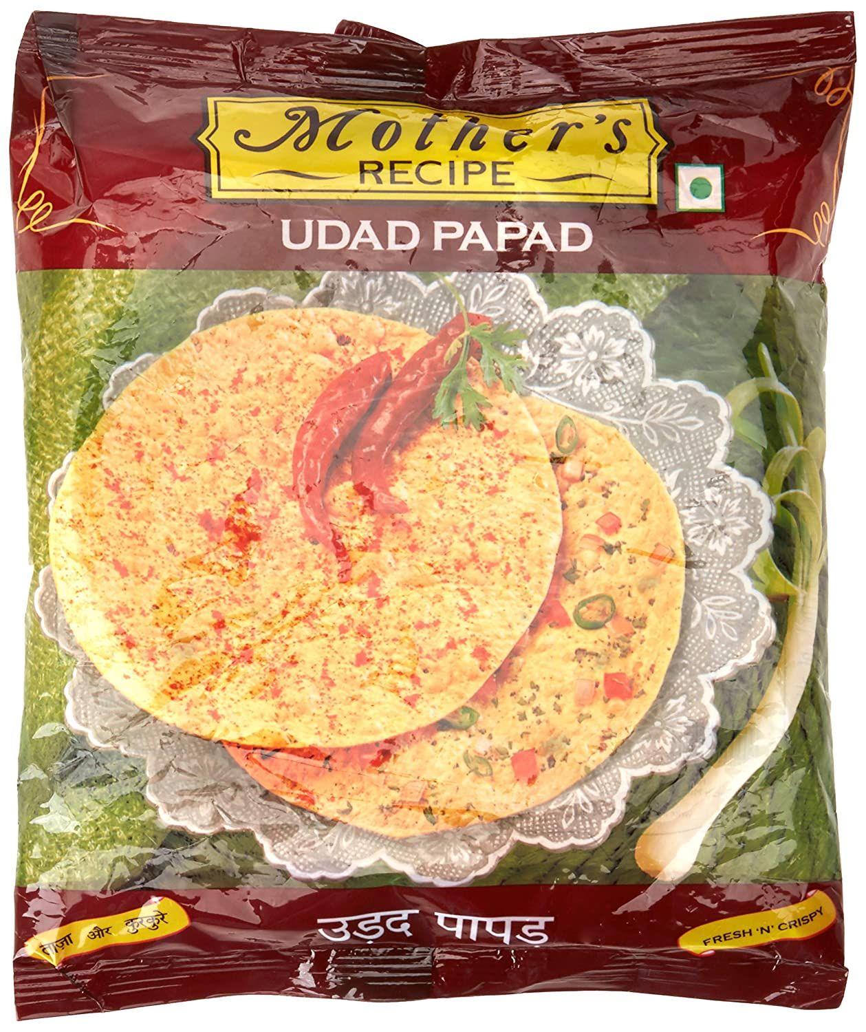 Mothers Recipe Papad - Udad, 180g