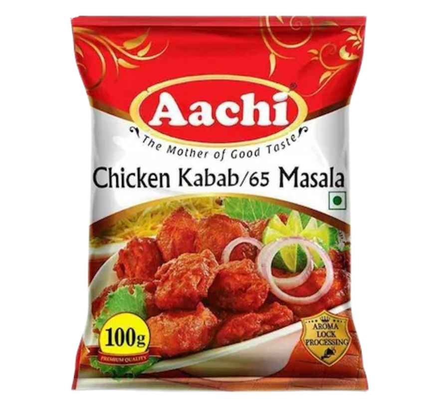 Aachi Chicken Kabab / 65 Masala Powder Pouch, 100g