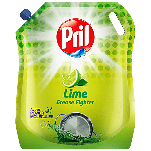 Pril Dishwash Liquid Gel - Lime, 1.5L