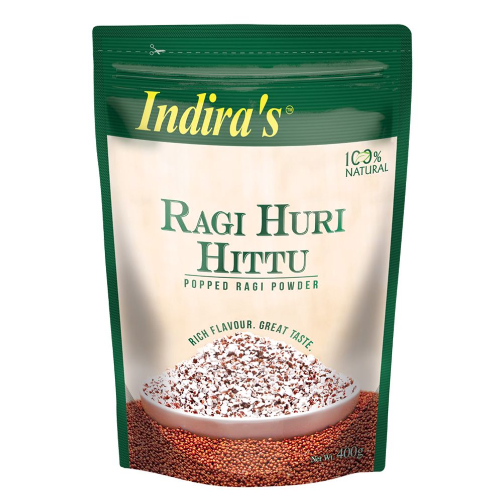 Indira's Ragi Huri Hittu, 400g