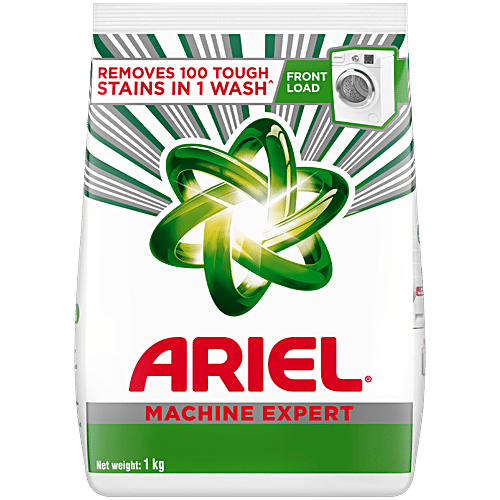 Ariel Matic Detergent Powder Pouch - Front Load, 1kg