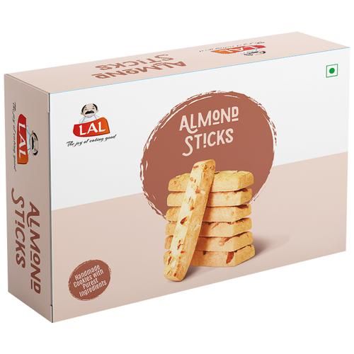 Lal Almond Sticks Cookies Carton, 200g