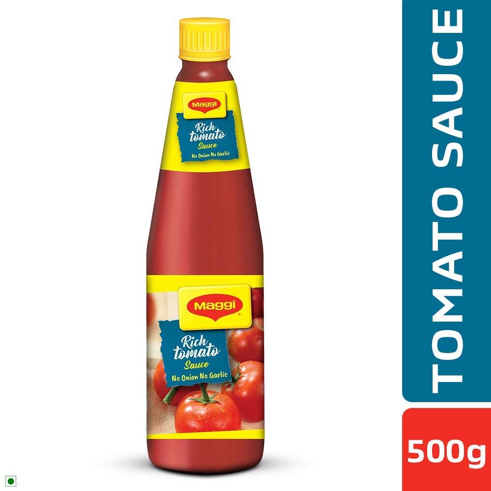 Maggi No Onion No Garlic Ketchup - Tomato, 500g