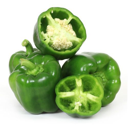 Capsicum Green - Organic, 1kg [Fresh]