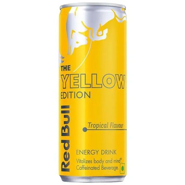 Red Bull Yellow Edition Energy Drink Tin - Tropical, 250ml