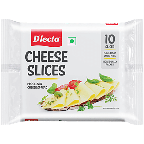 D'lecta Processed Cheese - Slices, 200g