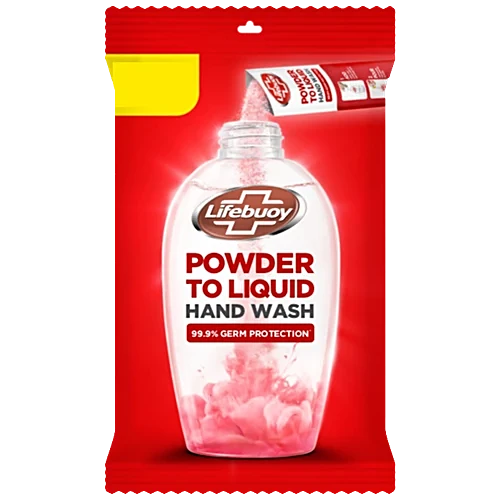 Lifebuoy Powder To Liquid Hand Wash Pouch, 9g