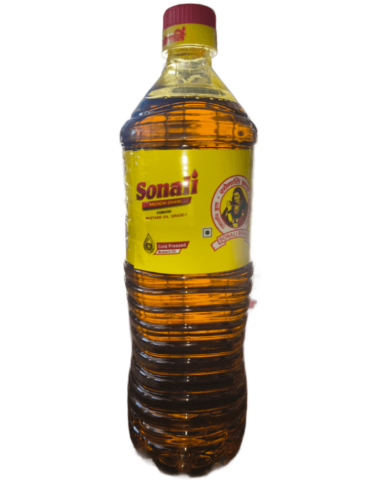 Sonali Kachi Ghani Mustard Oil, 1L