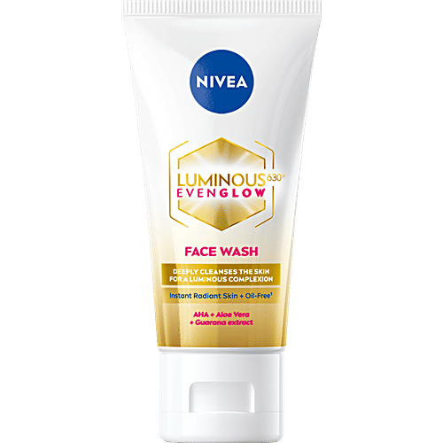 Nivea Luminous Even Glow Face Wash, 50ml