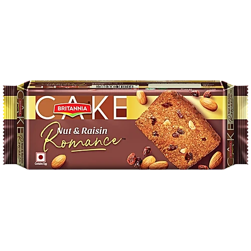 Britannia Cake - Nut & Raisin, 60g