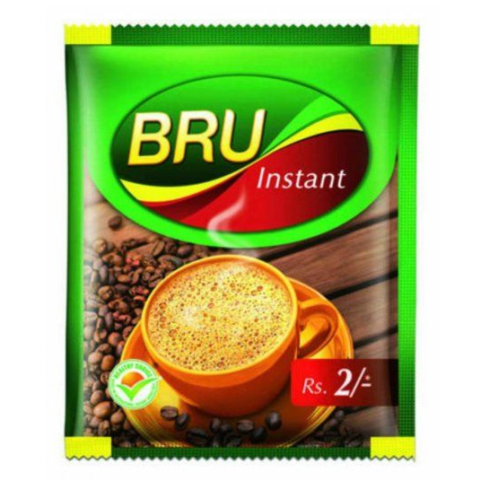Bru (Rs.2) 100% Instant Coffee Powder Sachet, 1.2g