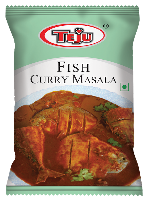 Teju Fish Curry Masala Powder Pouch, 50g