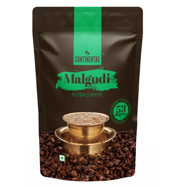 Continental Malgudi 53 Degree Fresh Filter Coffee Pouch, 200g