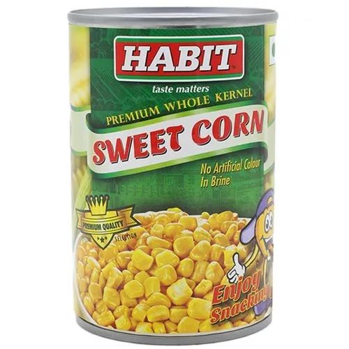 Habit Sweet Corn Tin - Whole Kernel, 400g