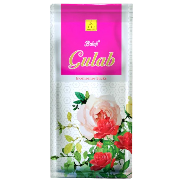 Balaji Darshan Gulab Incense Sticks, 125g