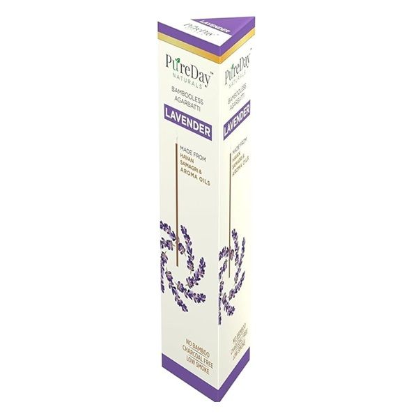 PureDay Naturals Bambooless Incense Sticks - Lavender, 40pc