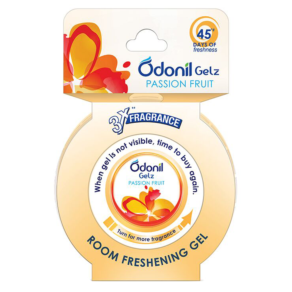 Odonil Gelz Room Freshening Gel - Passion fruit, 75g