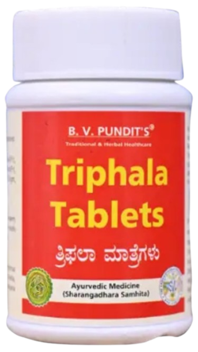 B.V. Pundit's Triphala Tablets - 50pc
