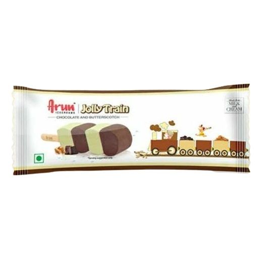 Arun Jolly Train Ice Cream - Chocolate & Butterscotch, 55ml