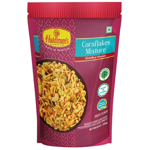 Haldirams Namkeen Pouch - Cornflakes Mixture, 200g