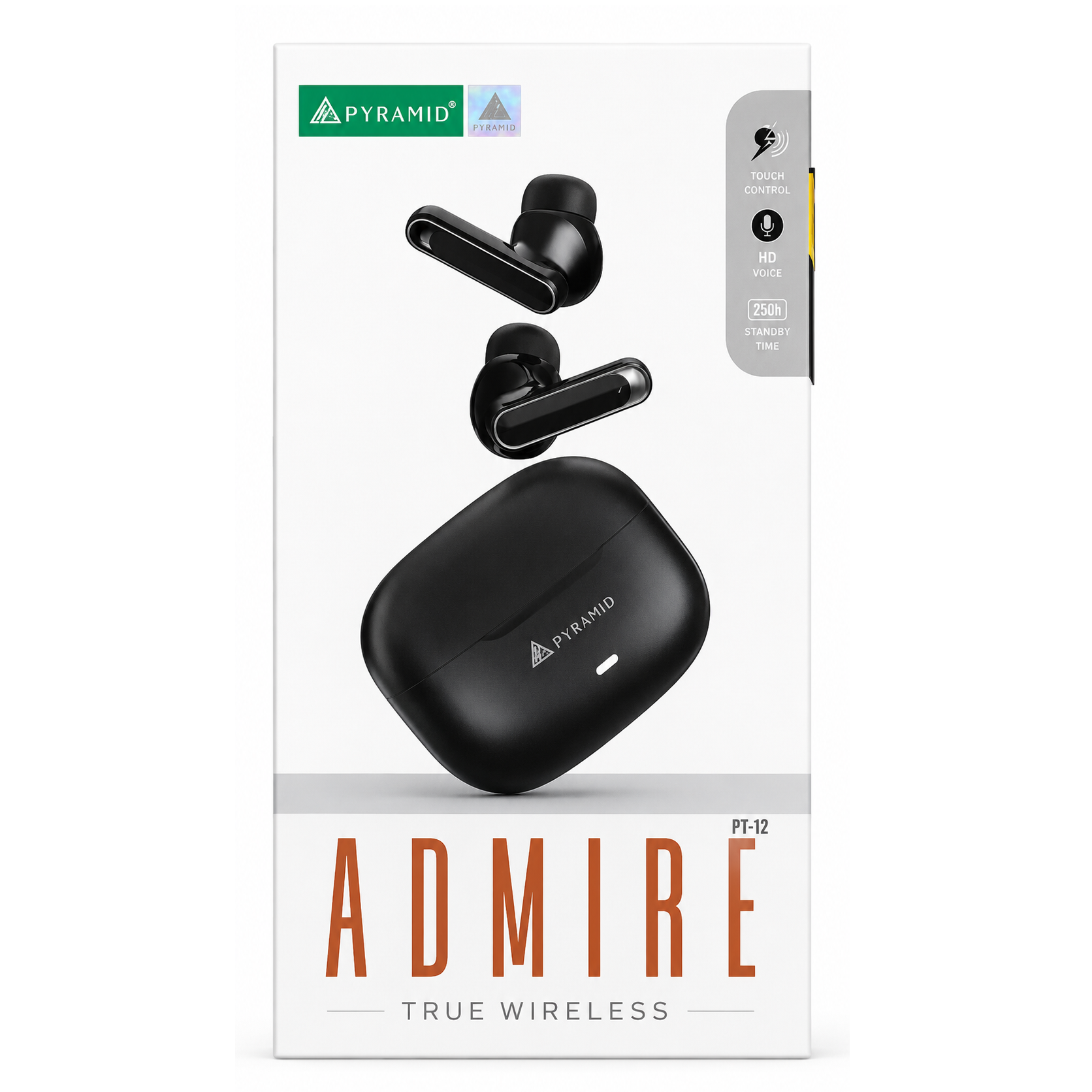 Pyramid | ADMIRE PT - T12 | True Wireless Earbuds