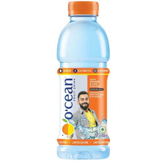 Ocean Fruit Water Drink PET Bottle - Orange & Lime, 500ml