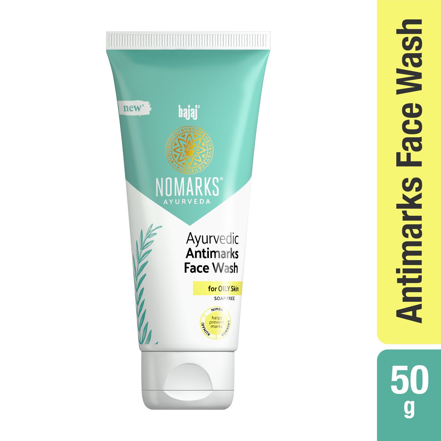 Bajaj Nomarks Ayurvedic Antimarks Face Wash for Oily Skin, 50g