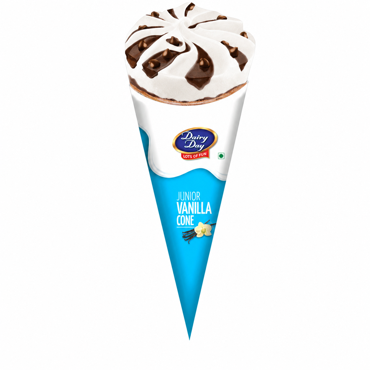 Dairy Day Junior Ice Cream Cone - Vanilla, 65ml