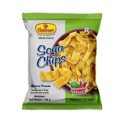 Haldirams Soya Chips, 50g
