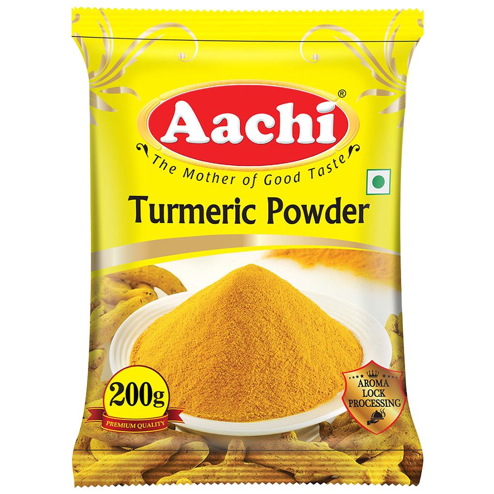 Aachi Turmeric Powder Pouch, 200g