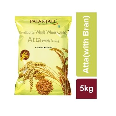 Patanjali Whole Wheat Atta, 5kg