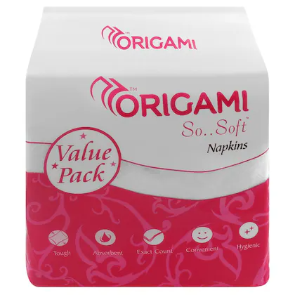 Origami Napkins Value Pack 1 ply, 100pc