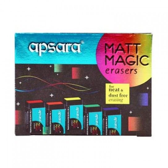 Apsara (Rs.3) Matt Magic Eraser (Set of 20)