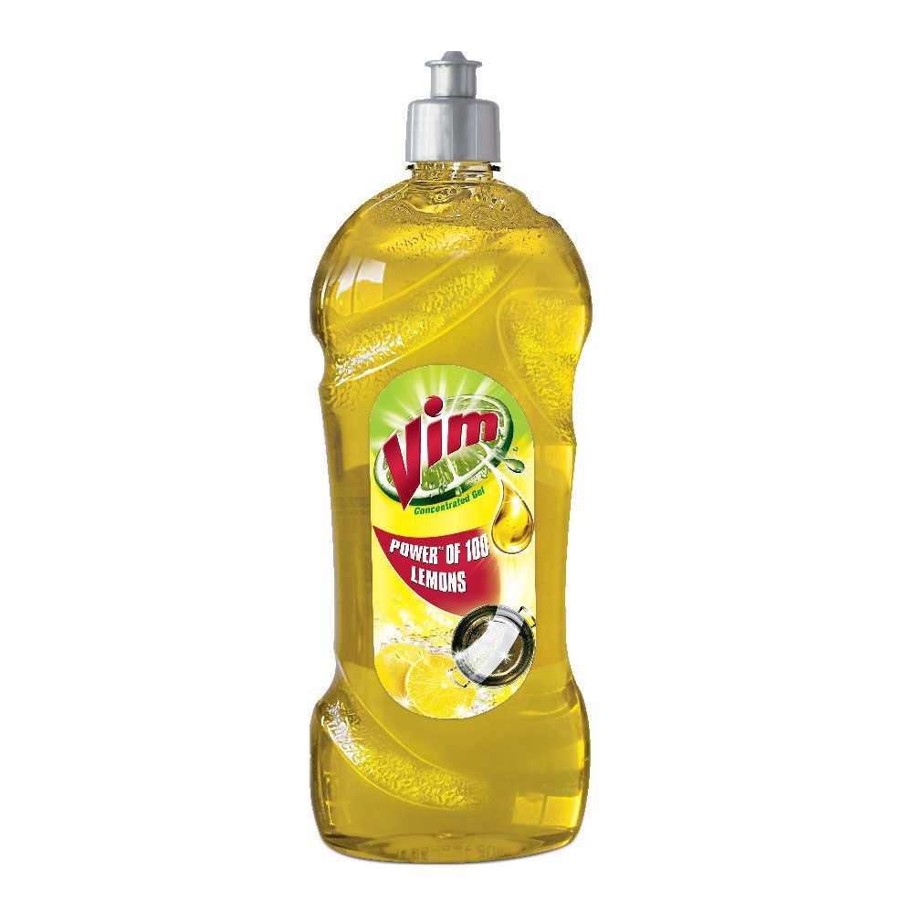 Vim Dishwash Gel Bottle - Lemon, 750ml