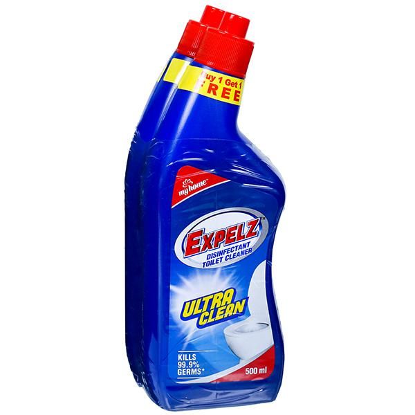 My Home Expelz Toilet Cleaner - Regular, 500ml (Buy 1 Get 1 Free) 