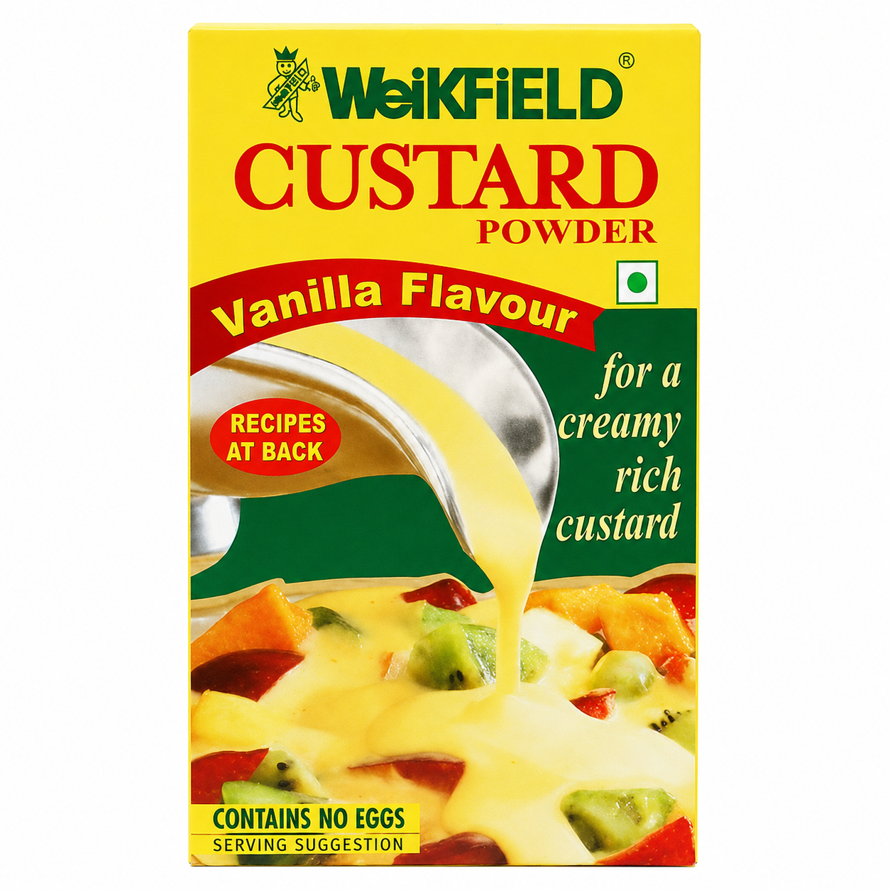 Weikfield Custard Powder Carton - Vanilla, 100g