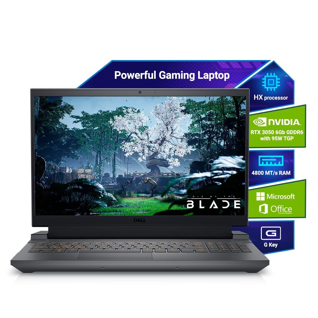 Dell | G15 | Full HD Gaming Laptop (15.6 inch, 2.65kg, Intel Core i5, 16GB, 512GB, Dark Shadow Gray)