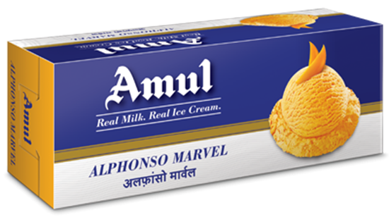 Amul Ice Cream Party Pack - Alphonso Mango, 2L