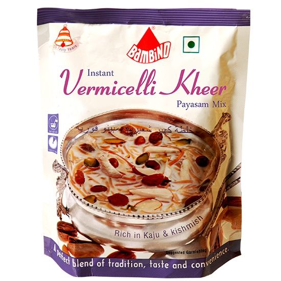 Bambino Instant Vermicelli Kheer Pouch - Payasam Mix, 200g